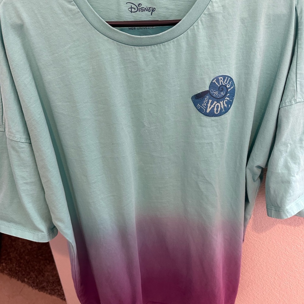 Disney Ombre T-Shirt - Blue and Purple